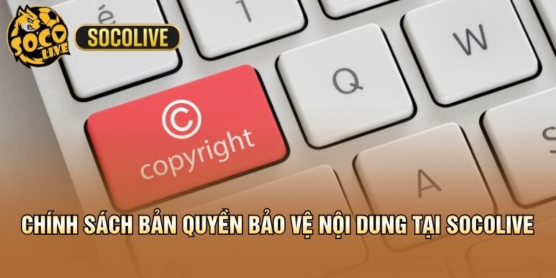 Chính sách bản quyền bảo vệ nội dung tại Socolive
