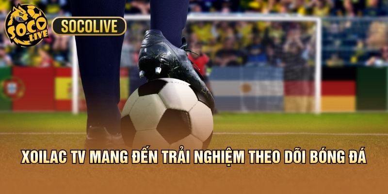 Xoilac TV mang đến trải nghiệm theo dõi bóng đá